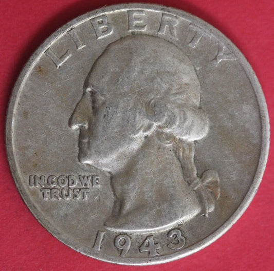 1943 S George Washington Quarter Exact Coin Shown Flat Rate Shipping OCE 82