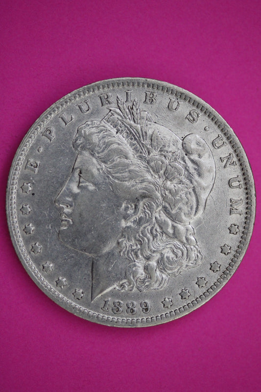 High Grade 1889 O Morgan Lady Liberty Rare Date Silver Dollar Authentic 2498