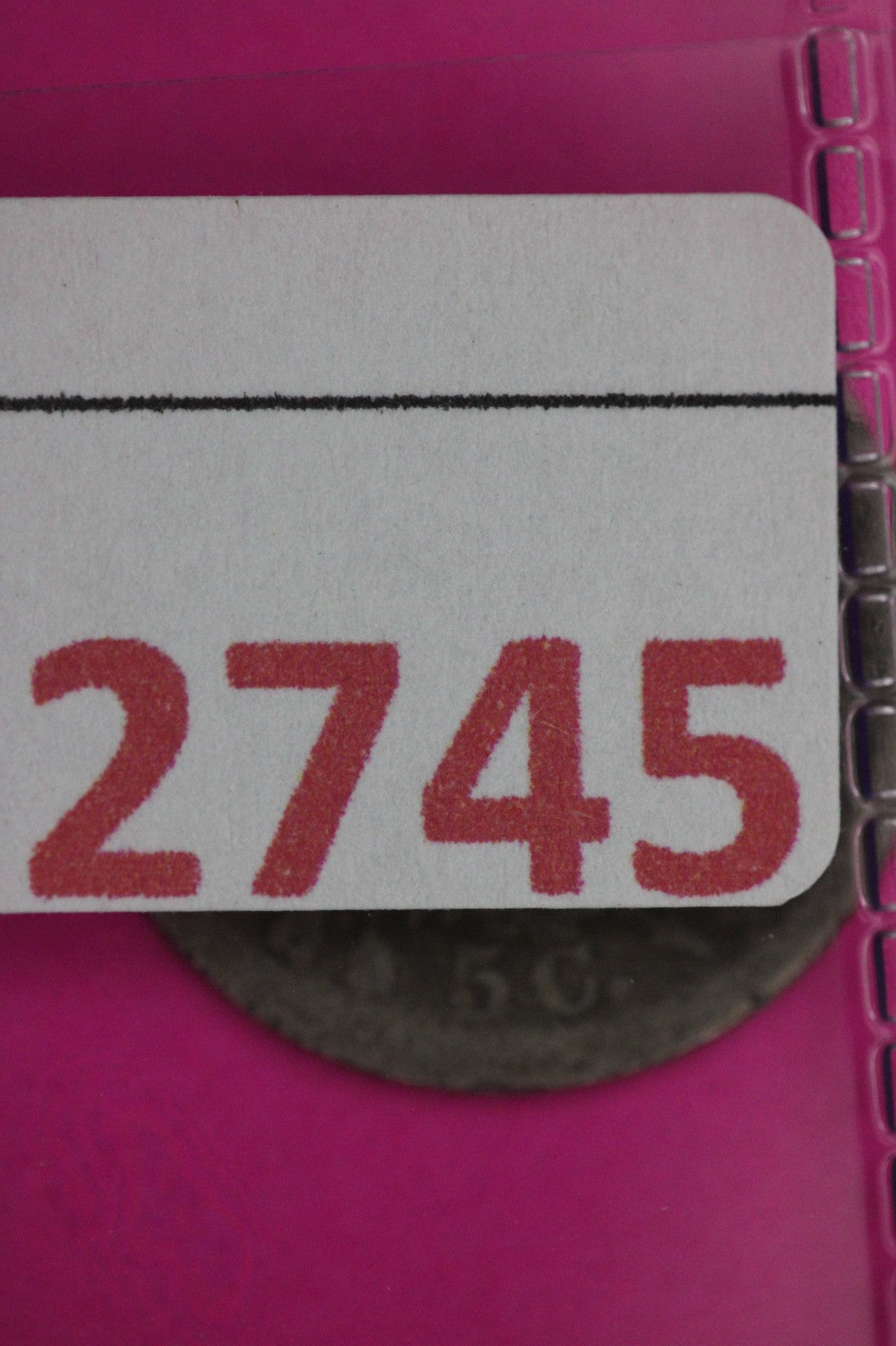 1836 Cap Bust Half Dime Silver Coin Shown Low Grade Filler Damaged Bent 2745