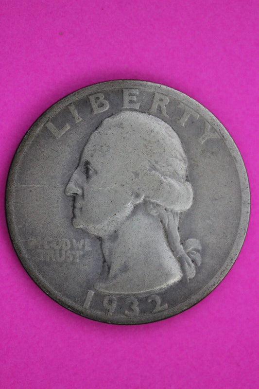 1932 S George Washington Silver Quarter Guaranteed Autthentic Genuine Coin 1234