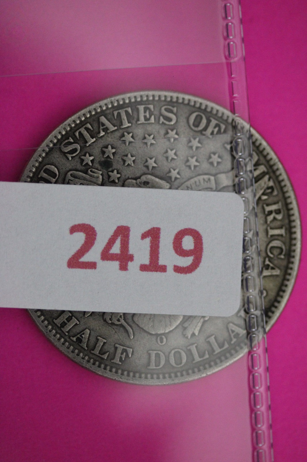 1908 O Barber Liberty Half Dollar Coin Guaranteed Authentic & Genuine 2419