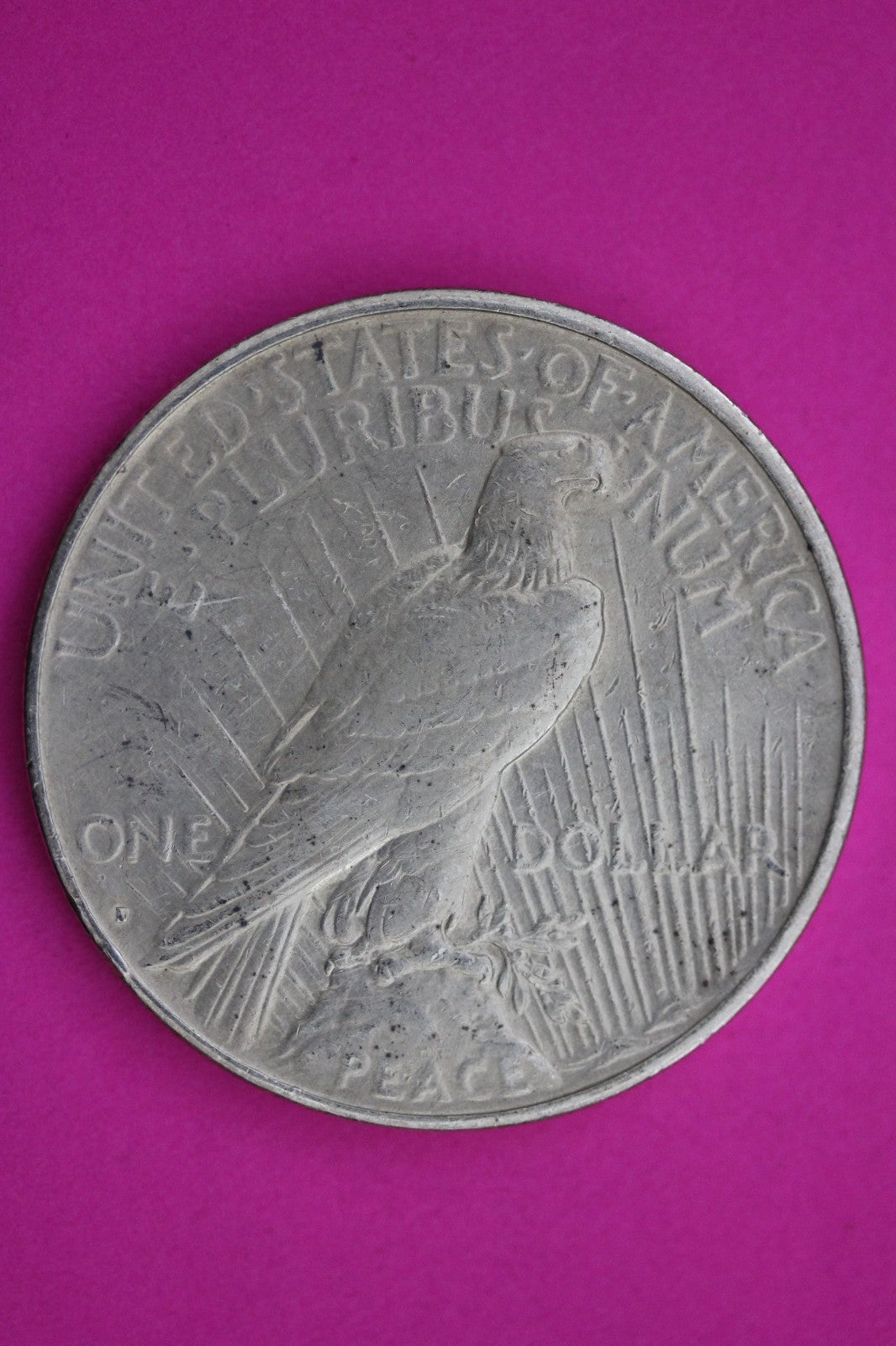 1934 D Peace Silver Dollar LIberty Coin Guaranteed Authentic U.S.A. Seller 1948