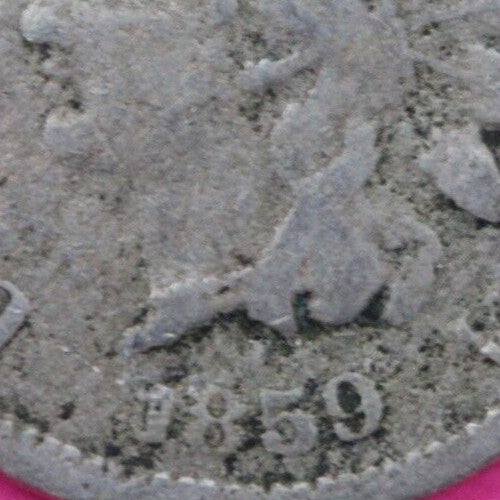 1859 Copper Nickel Indian Head Cent Penny Exact Early Type Coin Pictured 172