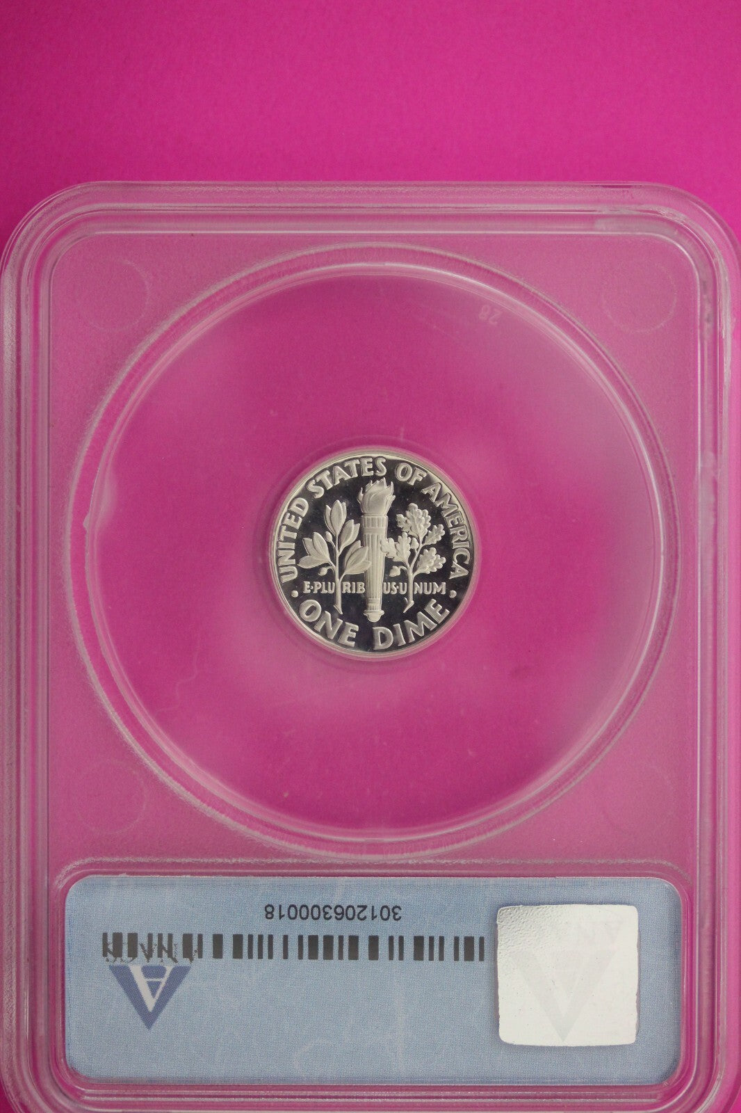 2003 S PR 70 Roosevelt Silver Dime Deep Cameo ANACS Certified Graded Slab 408