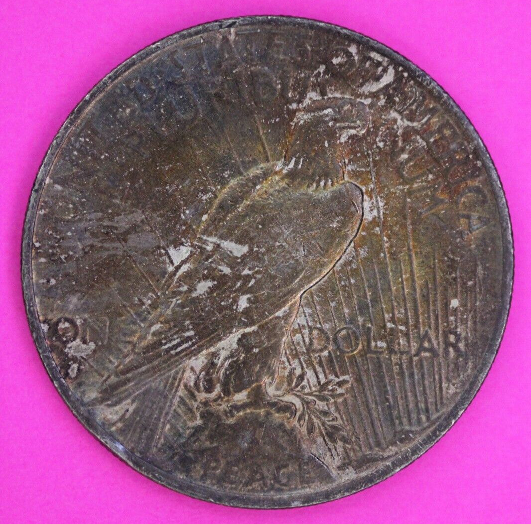 Toned High Grade 1922 P Liberty Peace Silver Dollar Philadelphia Mint Coin 238