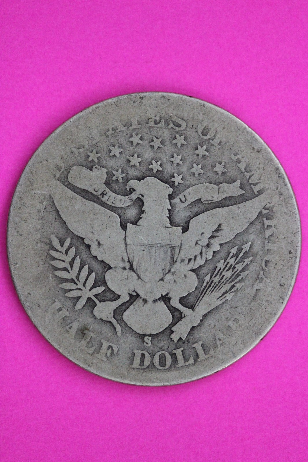 1901 S Barber Liberty Half Dollar Silver Coin Guaranteed Authentic Genuine 1386