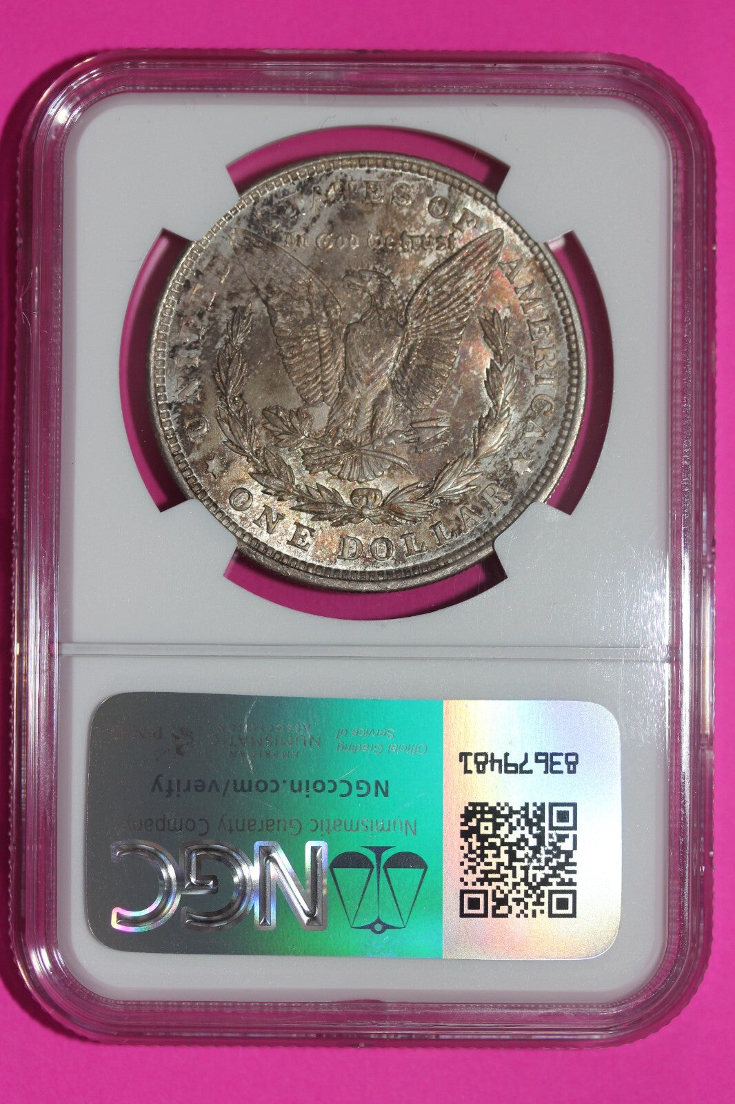 1921 P MS 63 Liberty Morgan Silver Dollar NGC Certified Graded Slab 225