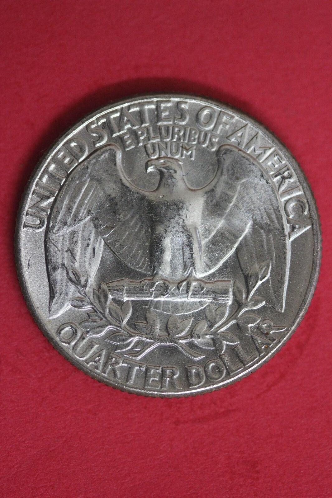 1958 Uncirculated Type B Reverse George Washington Quarter Exact Coin OCE 120