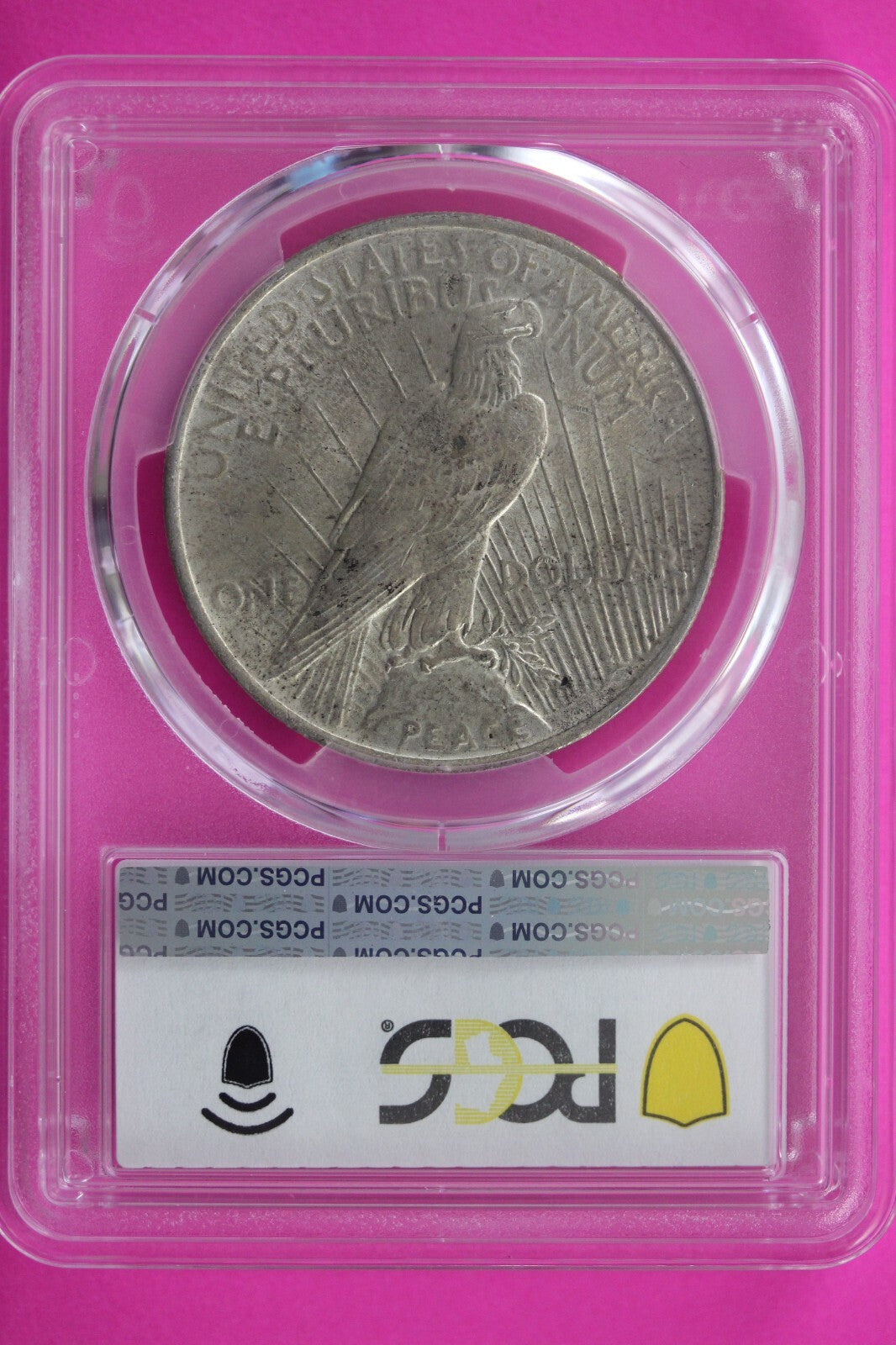 1923 P MS 63 Liberty Peace Silver Dollar PCGS Certified Authentic Graded 704