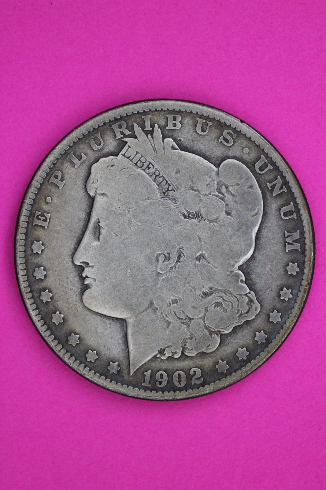 1902 S Morgan Lady Liberty Silver Dollar Guaranteed Authentic & Genuine 1739