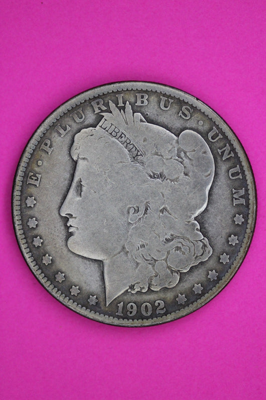 1902 S Morgan Lady Liberty Silver Dollar Guaranteed Authentic & Genuine 1739