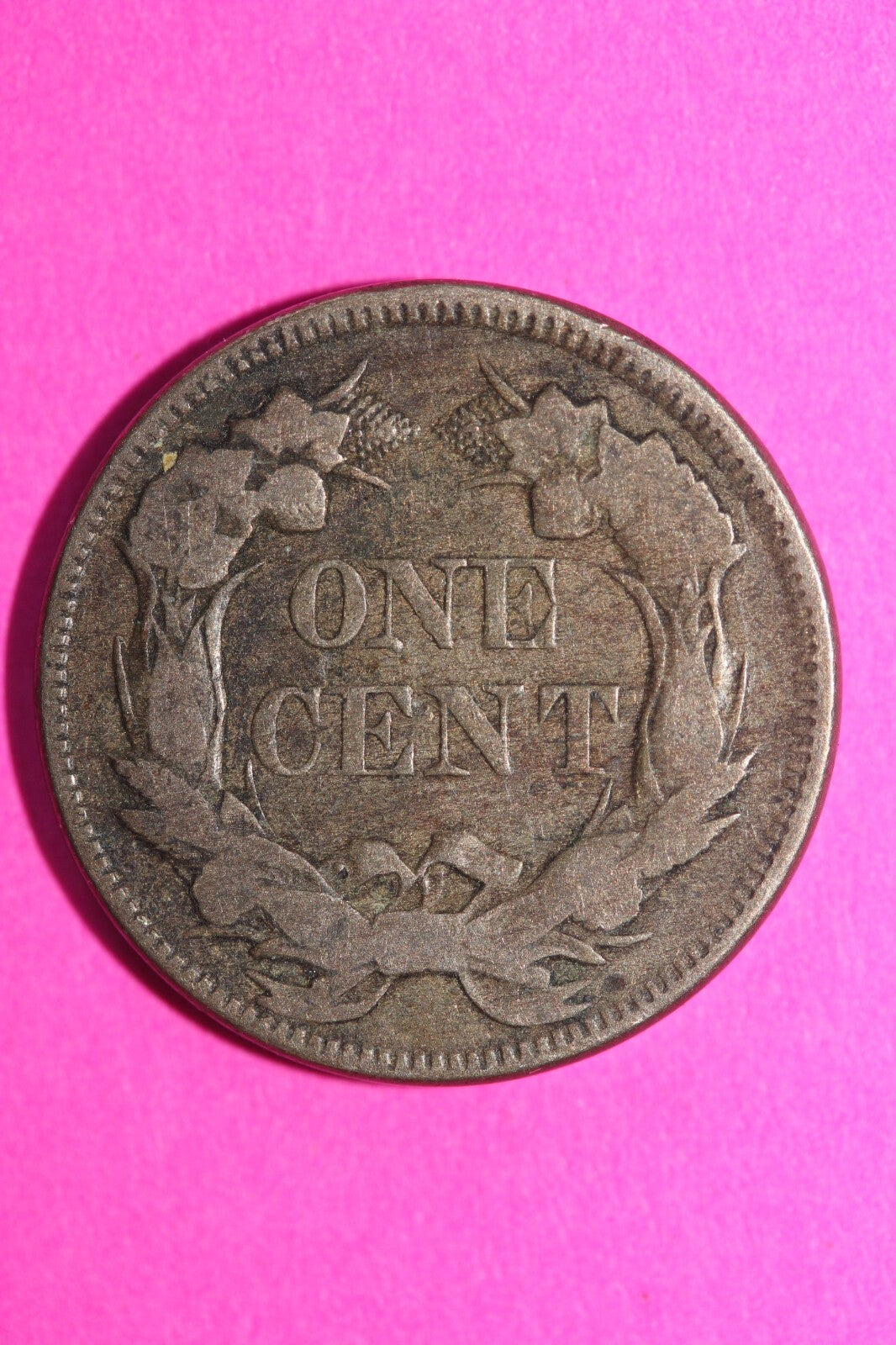 1857 Flying Eagle Cent Penny Exact Scarce Early Type Coin as Pictured 51