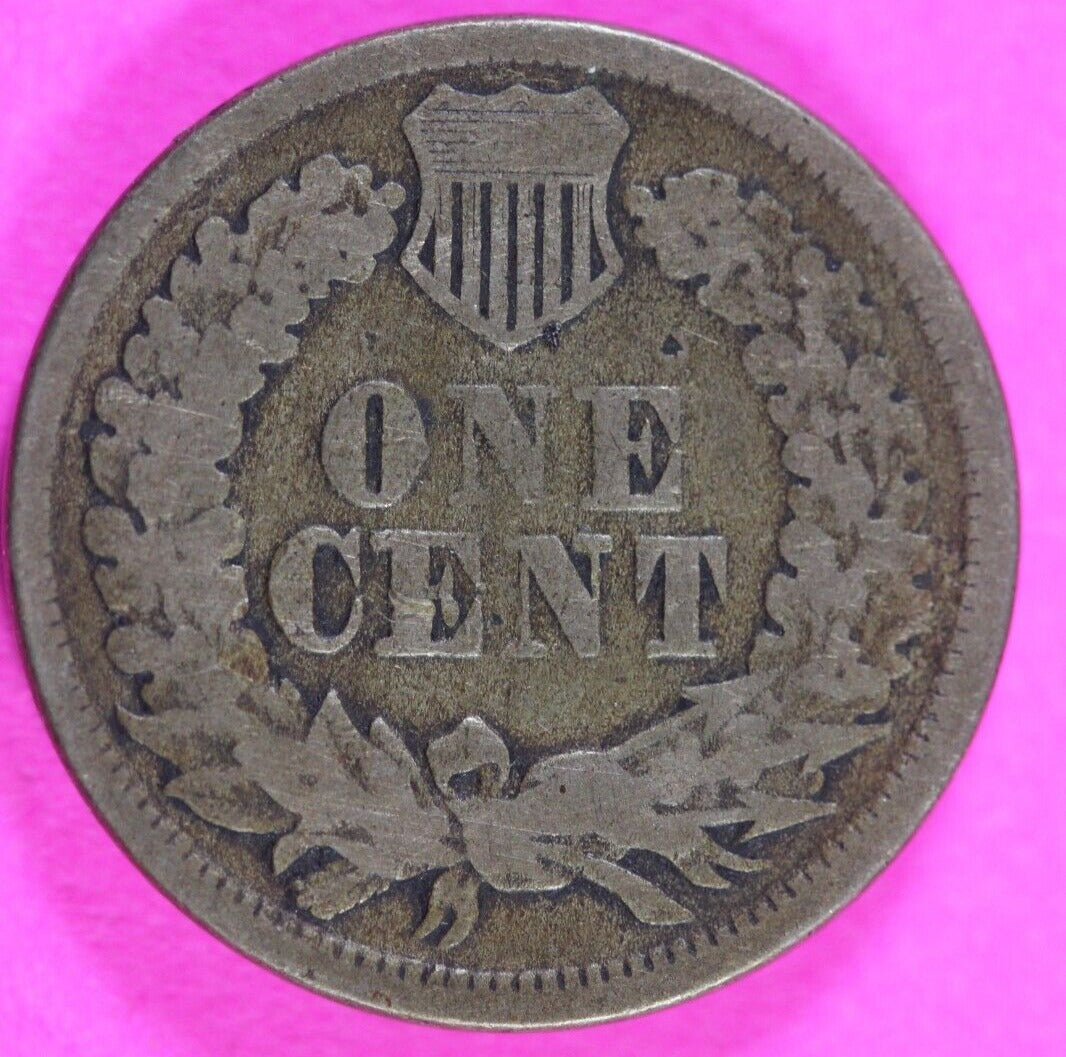 1863 Copper Nickel Indian Head Cent Penny Rare Type Coin Exact Coin Pictured 274