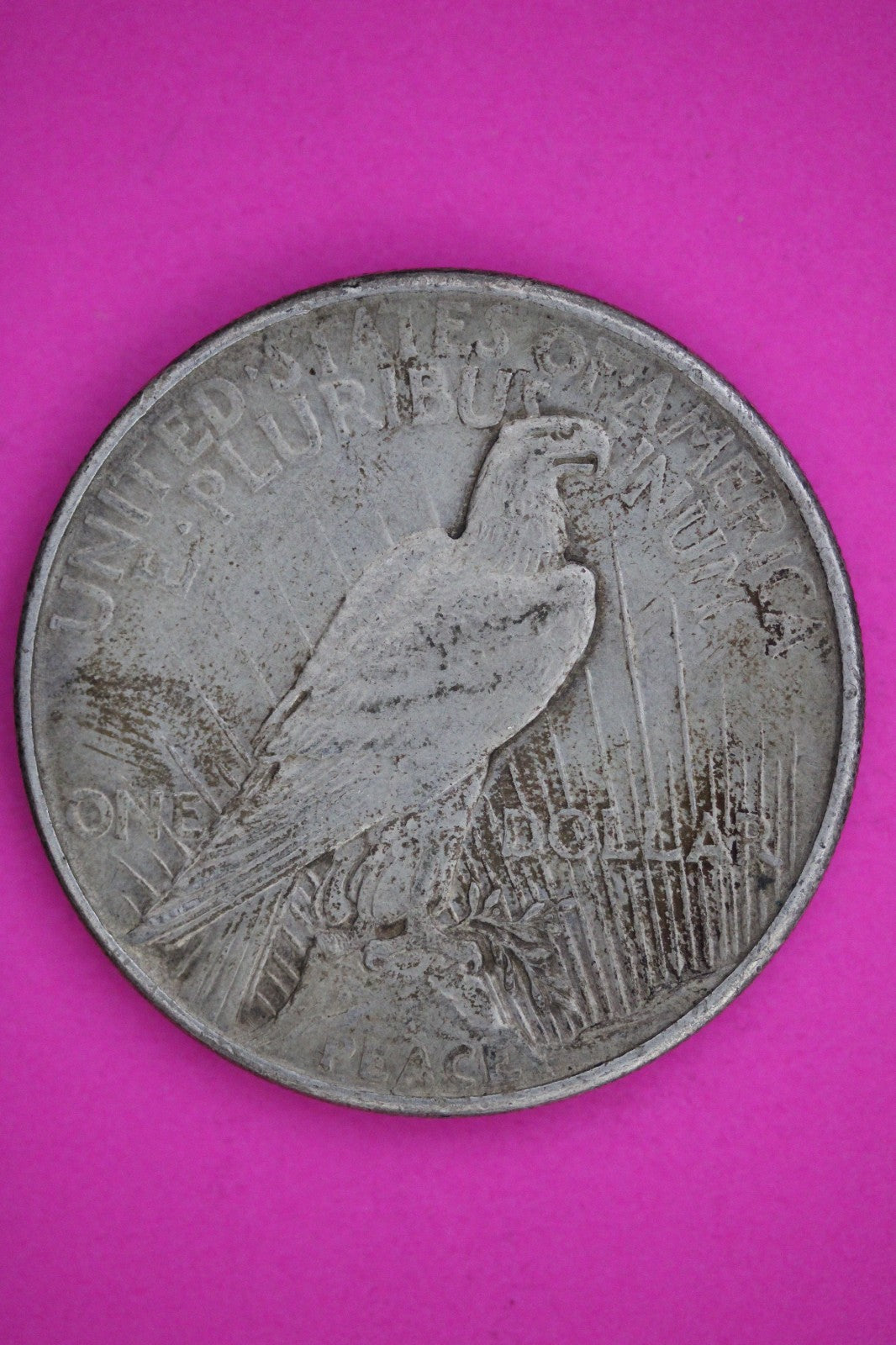 1921 P Peace Liberty Silver Dollar Guaranteed Authentic & Genuine Coin 2604