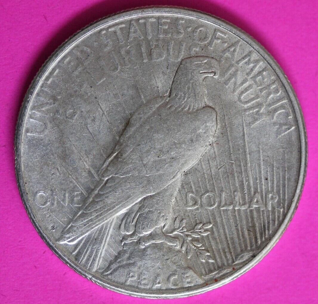 High Grade 1922 S Liberty Peace Silver Dollar San Francisco Mint Nice Luster 155