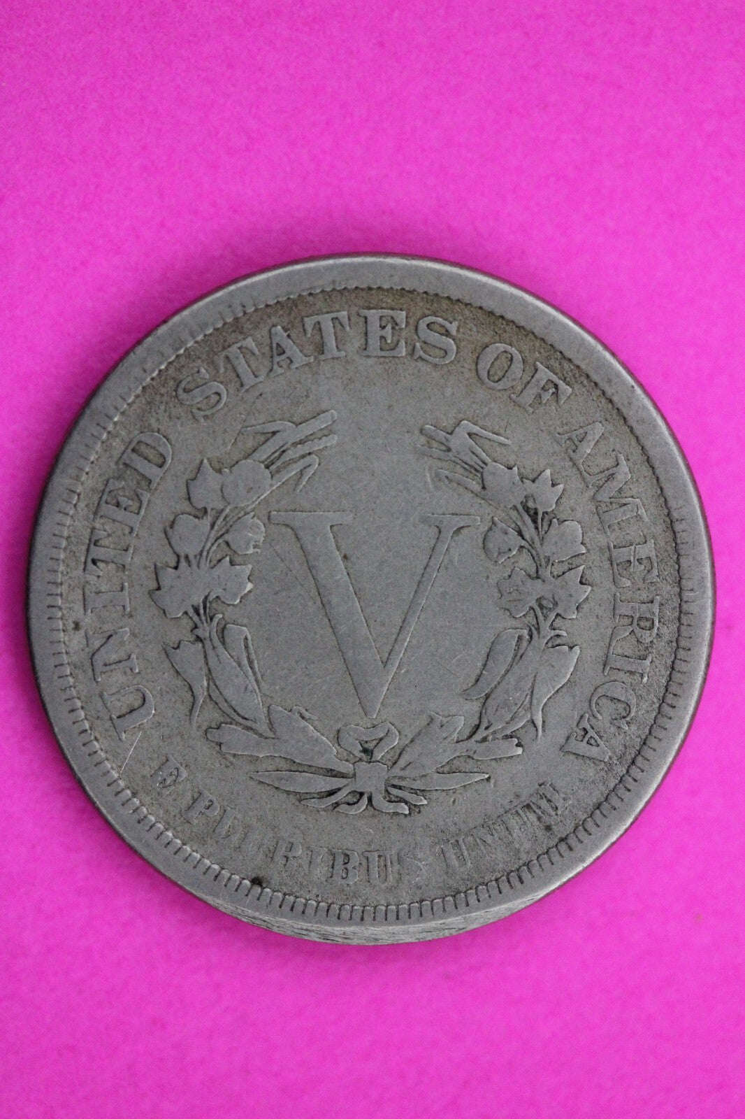 1883 No Cents V Liberty Nickel Scarce Semi Key Date Coin Free Shipping 0060