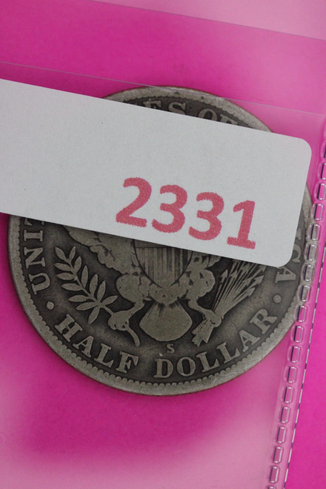 1913 S Barber Liberty Silver Half Dollar Guaranteed Authentic Genuine Coin 2331