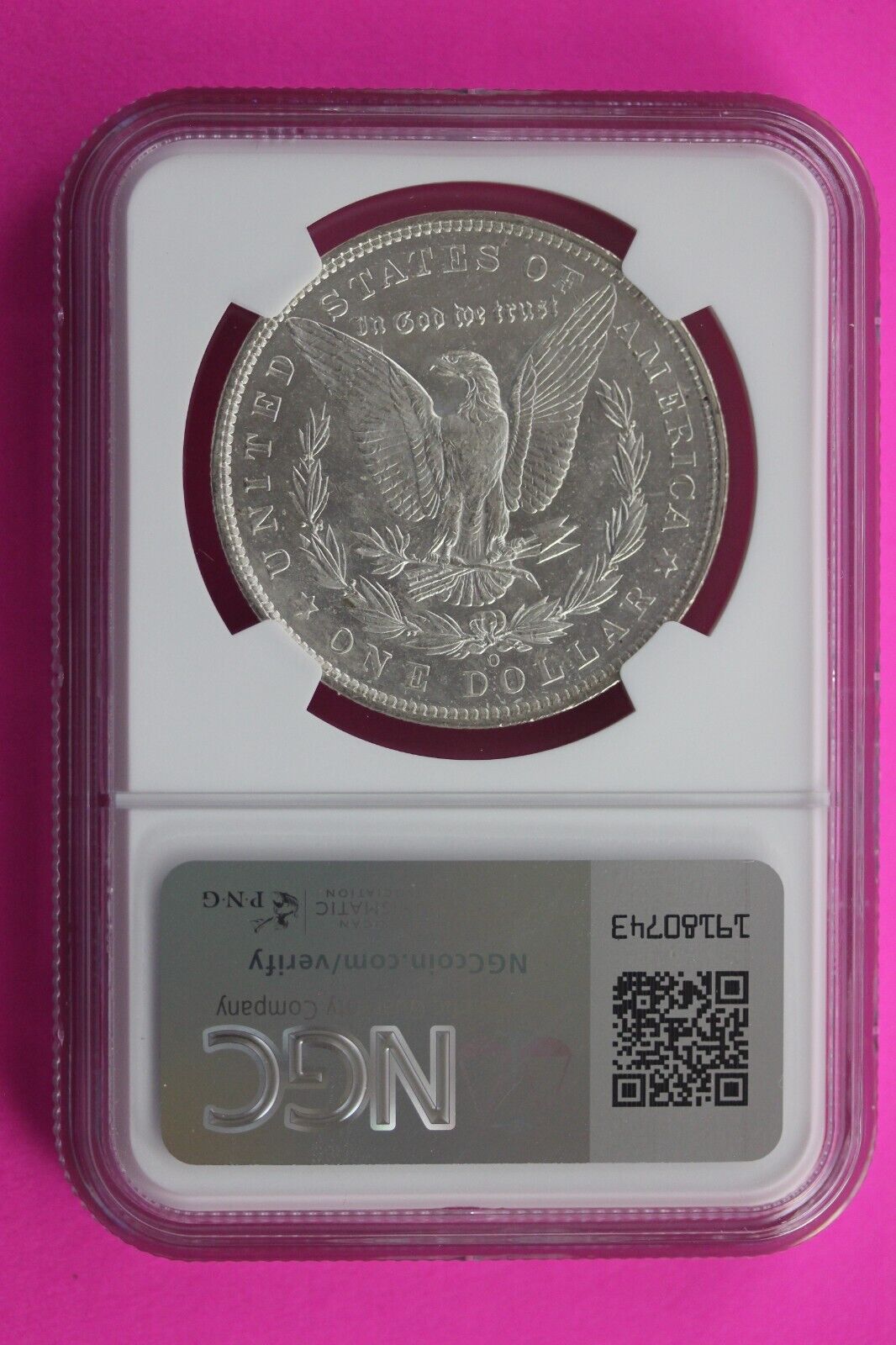 1904 O MS 63 Liberty Morgan Silver Dollar NGC Certified Slab Free Shipping 684