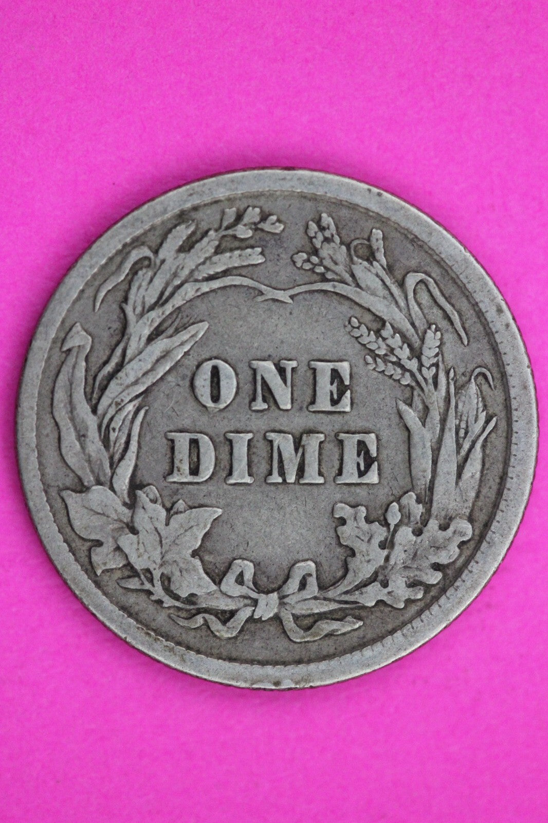1913 P Barber Liberty Dime Scarce Semi Key Date Silver Coin Free Shipping 0079