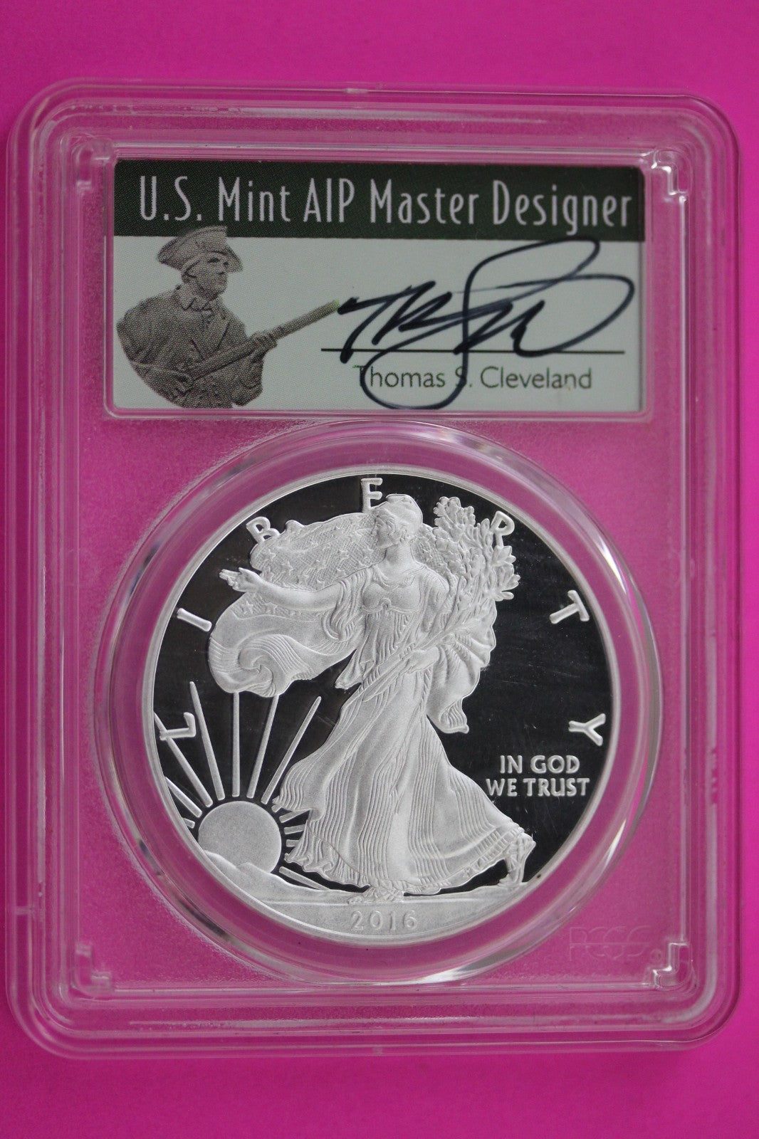 2016 W PF 70 Silver Eagle Lettered Edge 30th Anniversary PCGS 1 OZ Silver 700