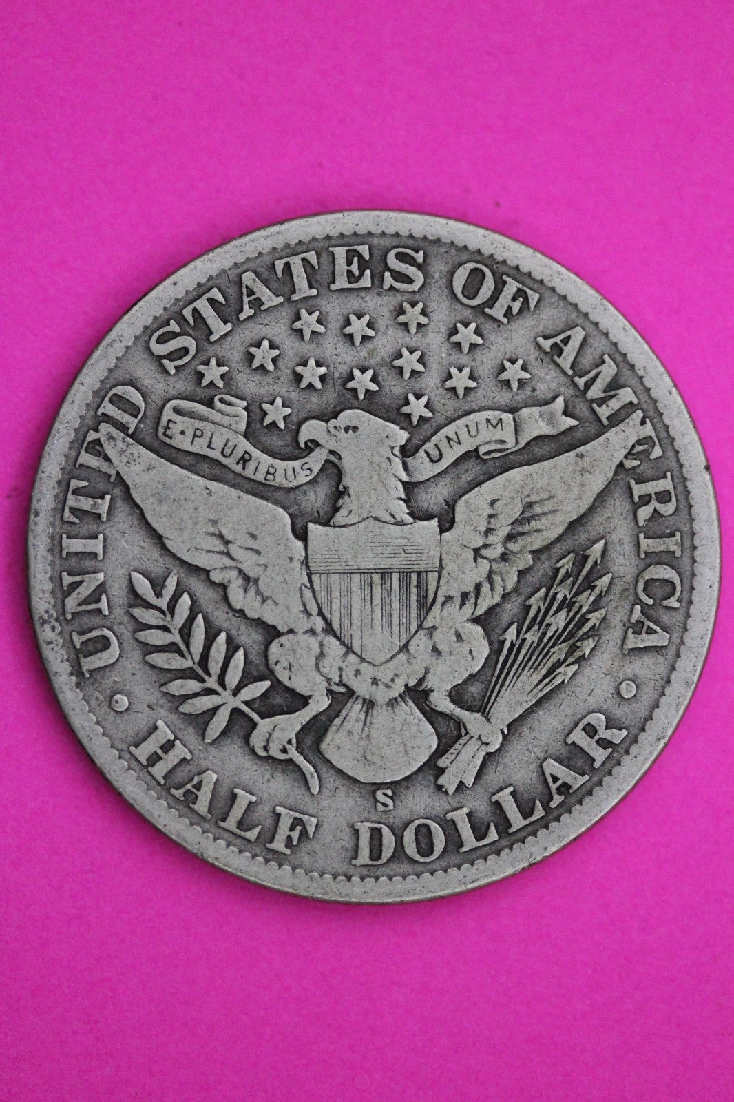 1906 S Barber Liberty Silver Half Dollar Guaranteed Authentic Genuine Coin 2329