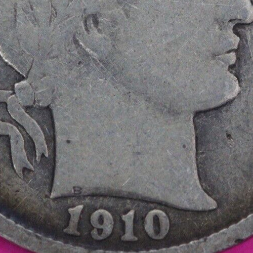 1910 P Barber Liberty Dime Scarce Semi Key Date Coin Philadelphia Mint 28