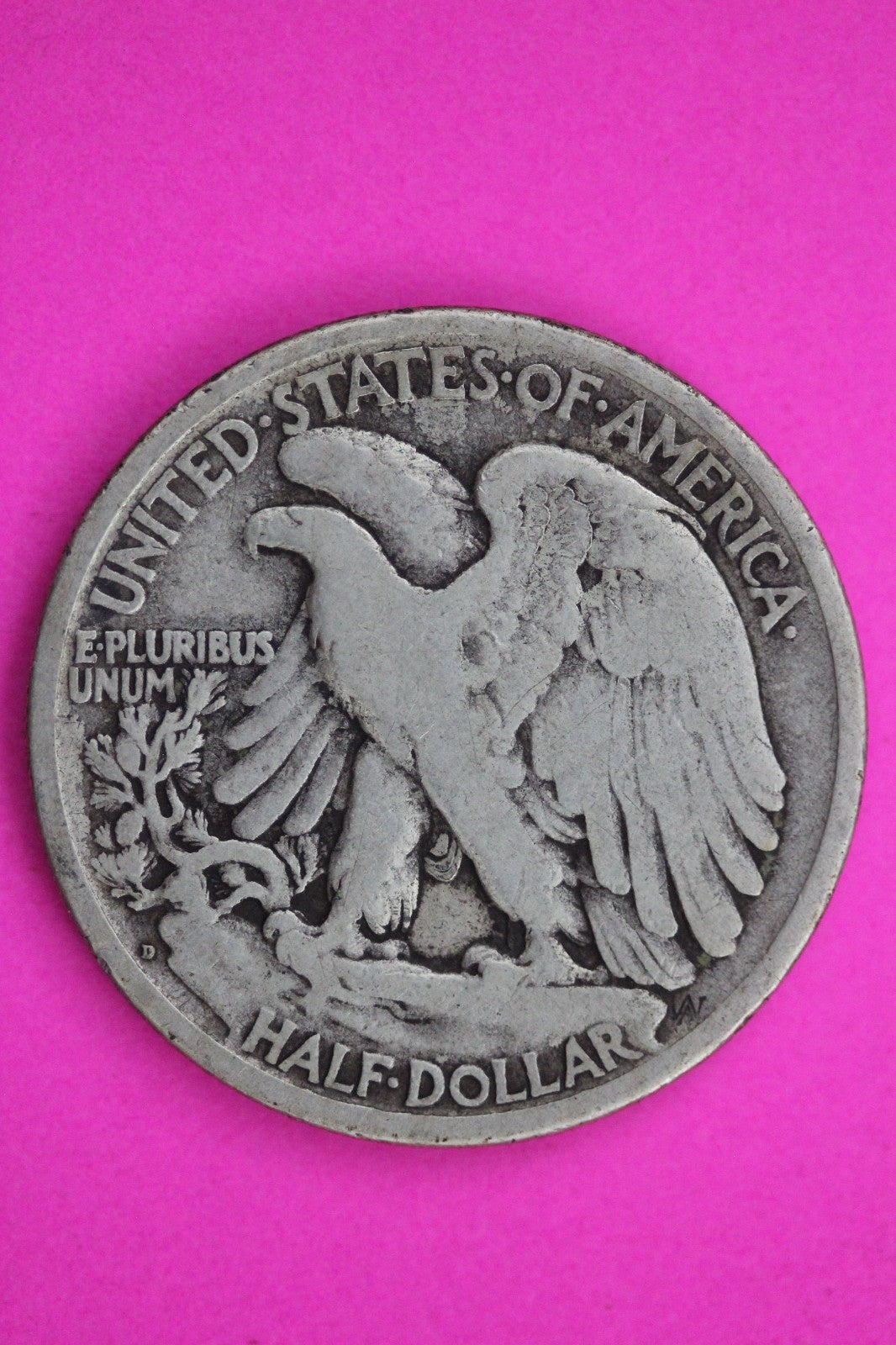 1917 D Reverse Walking Liberty Silver Half Dollar Guaranteed Authentic Coin 1617