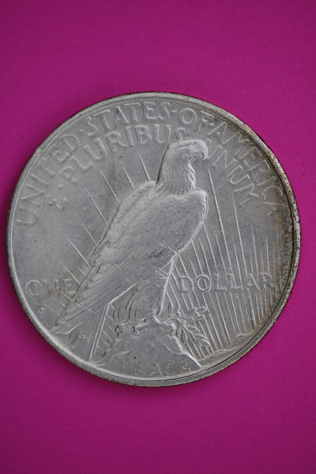 1934 D Peace Lady Liberty Semi Key Date Silver Dollar Guaranteed Authentic 2685