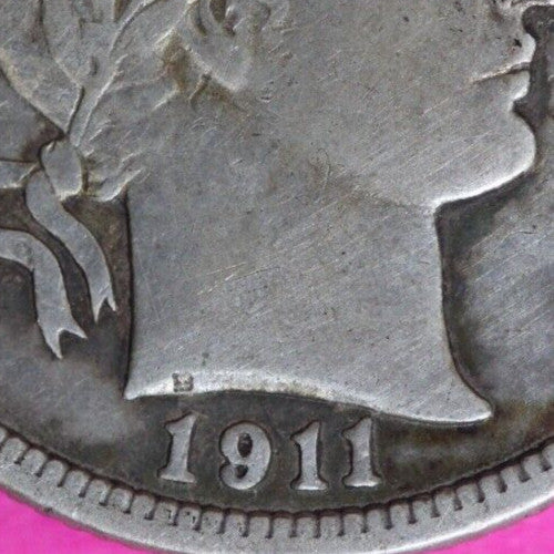 High Grade 1911 P Barber Liberty Dime Scarce Semi Key Date Silver Coin 51