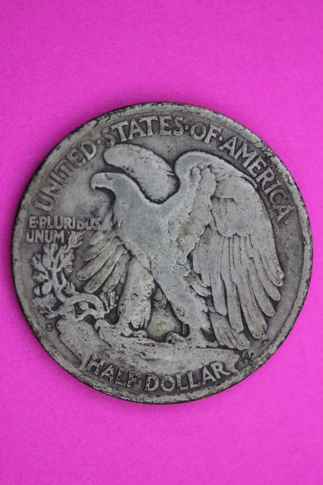 1920 S Walking Liberty Half Dollar Scarce Semi Key Date Silver Walker Coin 0018