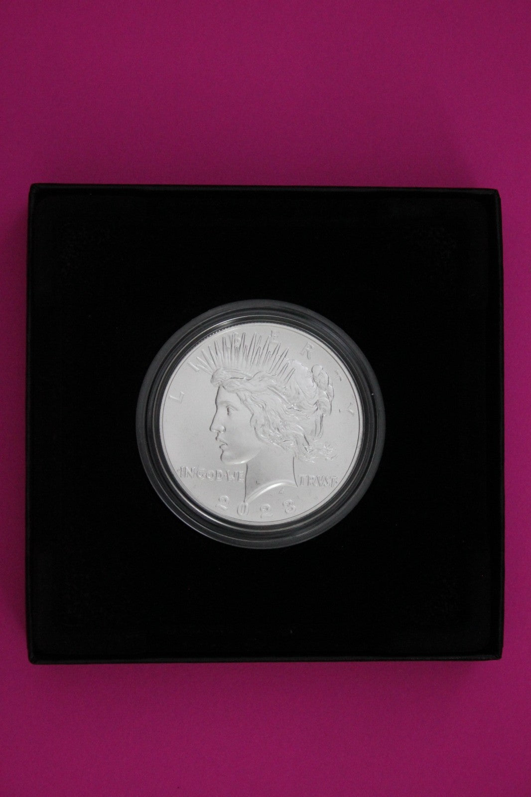 Gem Brilliant Uncirculated 2023 Peace P Silver Dollar 999 Fine Mint Box COA 6012