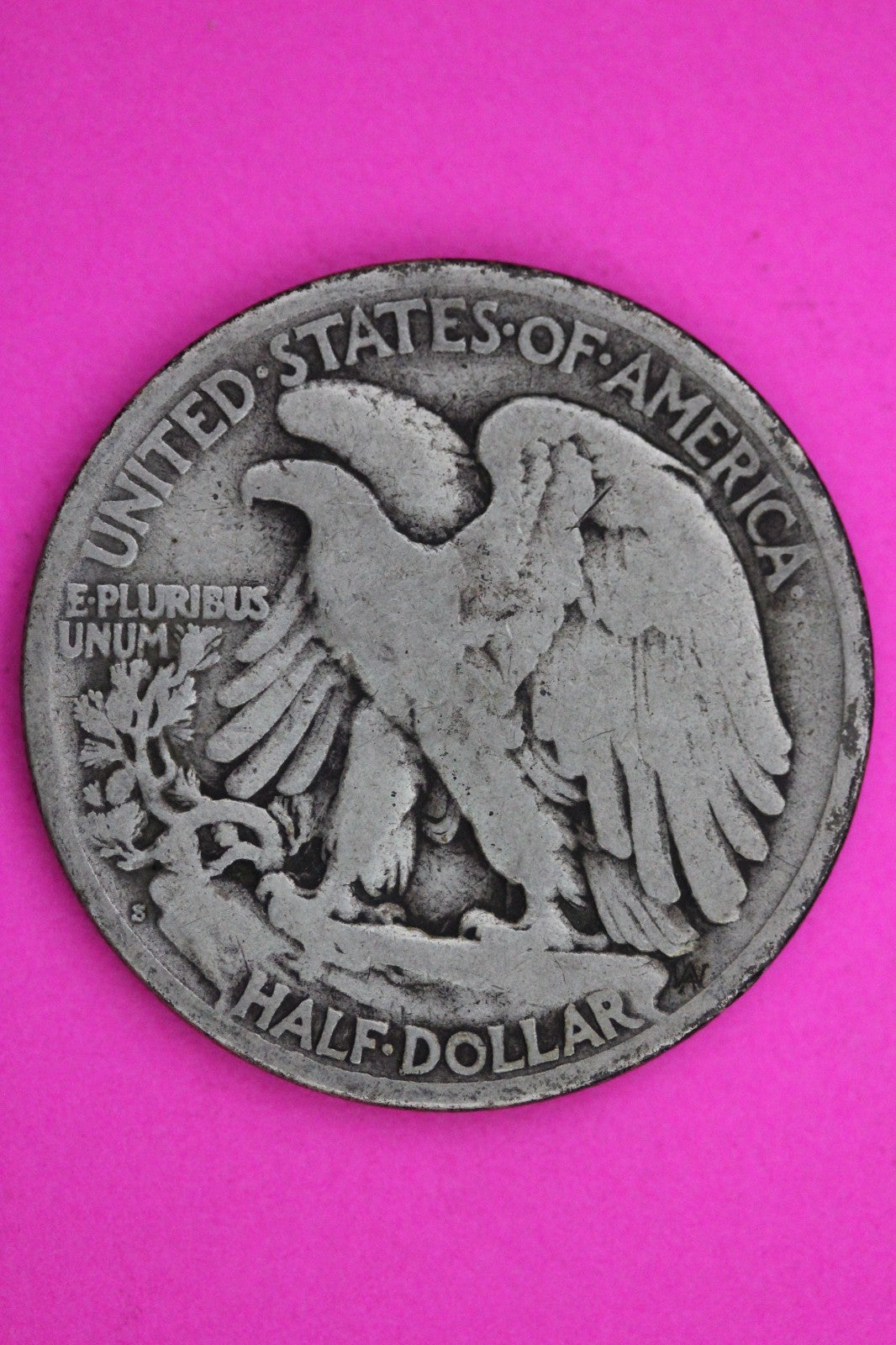 1923 S Walking Liberty Silver Half Dollar Guaranteed Authentic Genuine Coin 2354