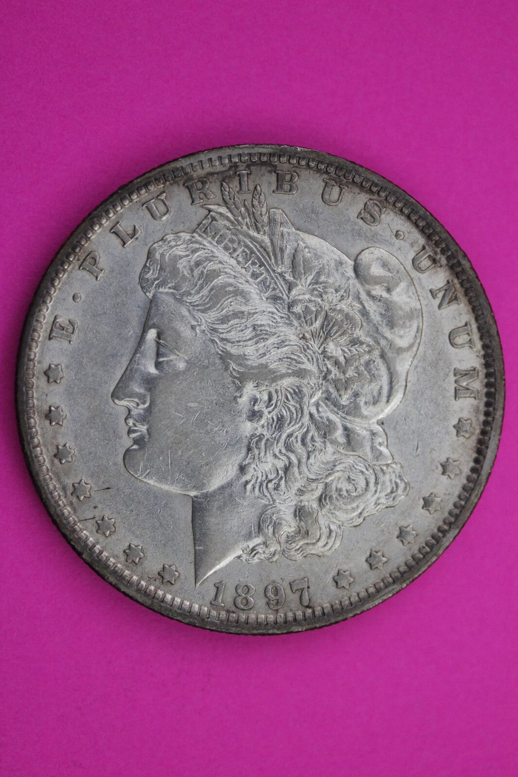 High Grade 1897 O Morgan Lady Liberty Rare Date Silver Dollar Authentic 0203N