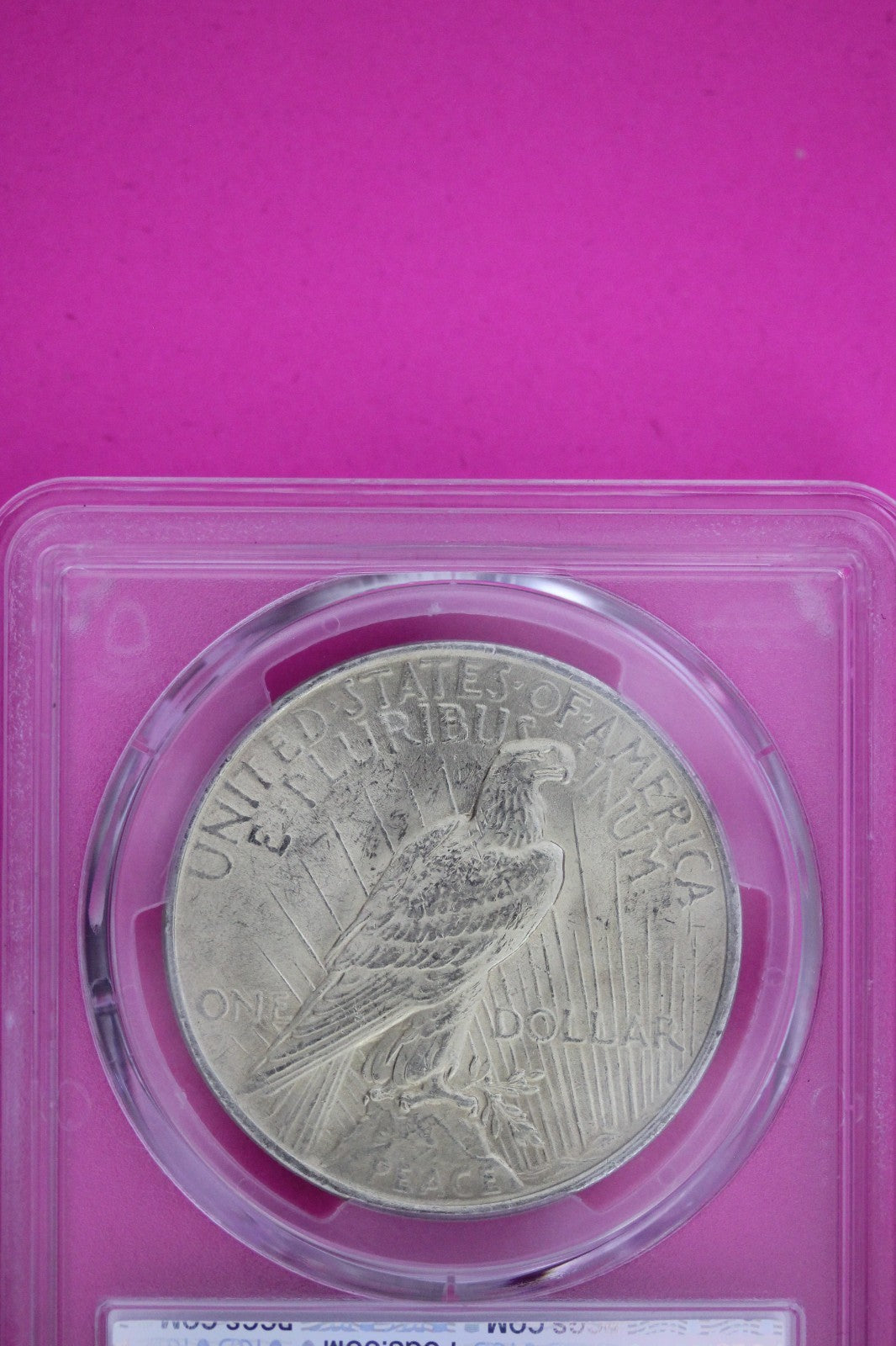 1923 P MS 63 Liberty Peace Silver Dollar PCGS Certified Graded Authentic 1201