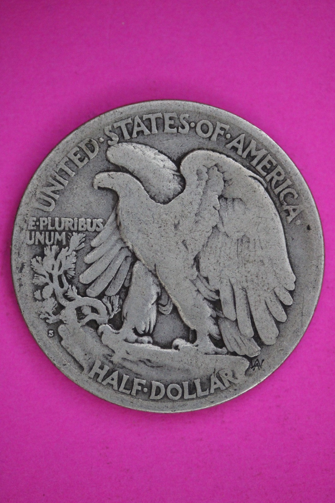 1921 S Walking Liberty Silver Half Dollar Guaranteed Authentic Genuine Coin 2857