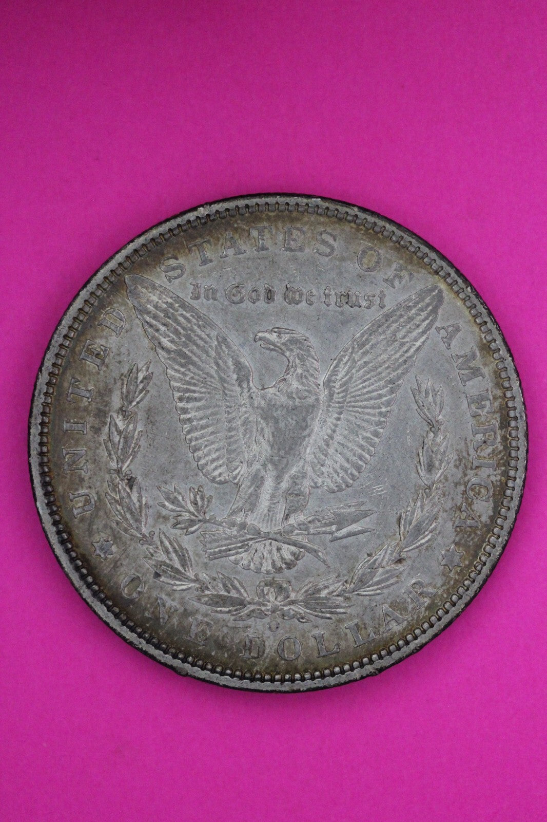 Toned High Grade 1896 O Morgan Liberty Silver Dollar Key Date New Orleans 302