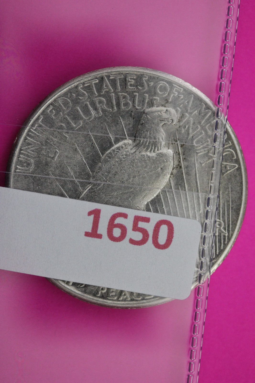 High Grade 1925 S Peace Liberty Silver Dollar Guaranteed Authentic Coin 1650