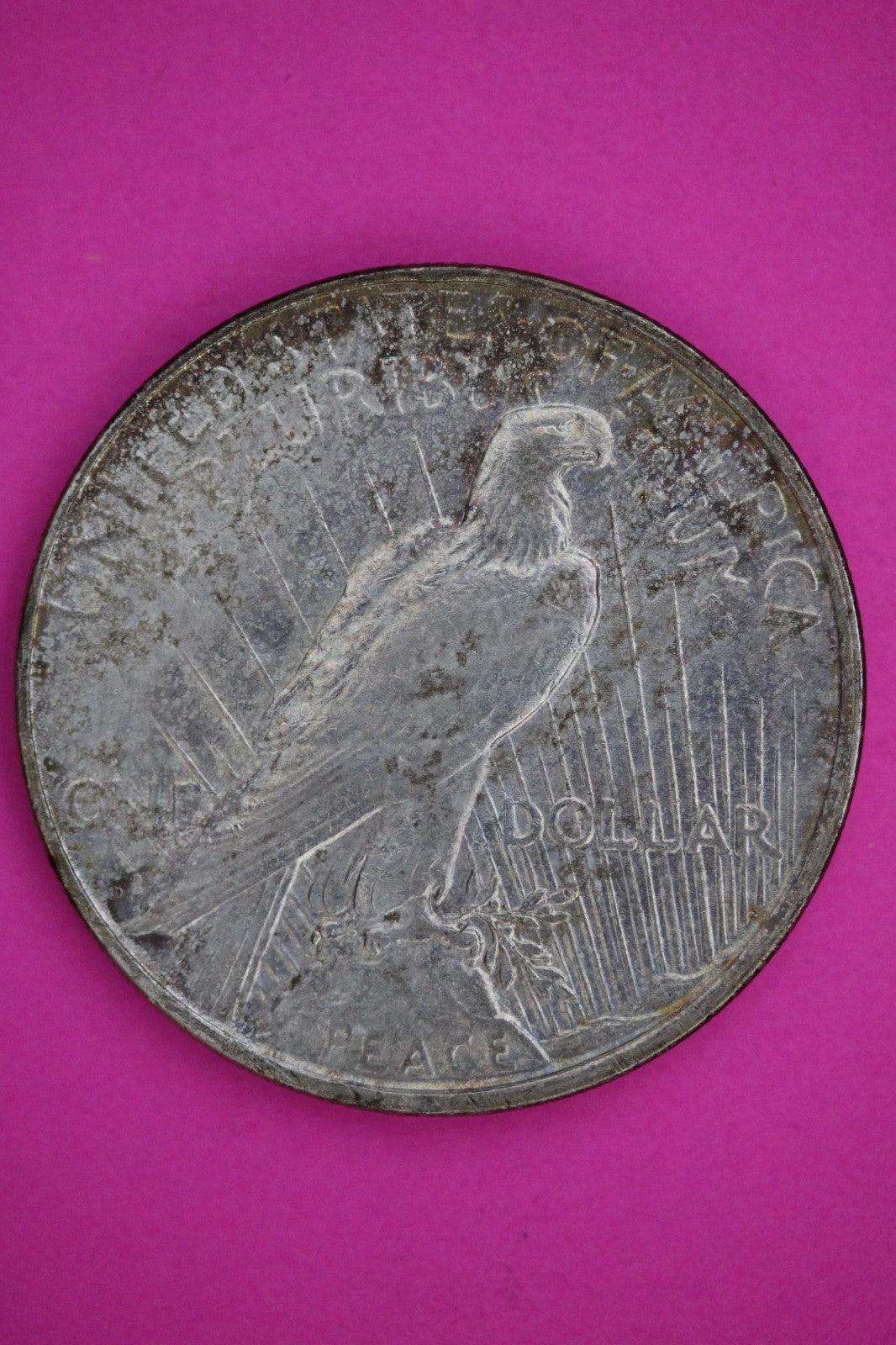 1922 D Peace Liberty Silver Dollar Guaranteed Authentic & Genuine Coin 2595