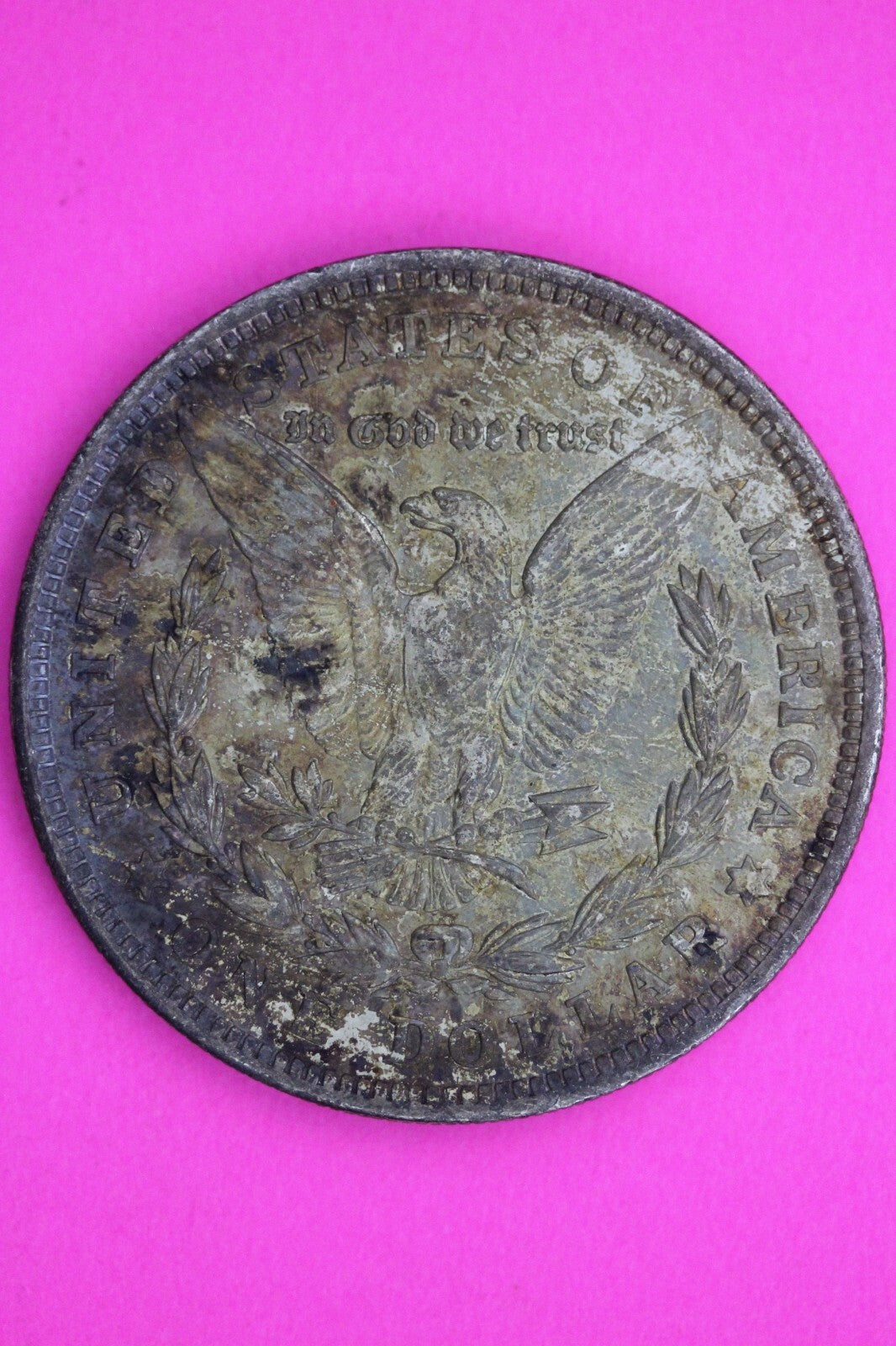 Nicely Toned 1921 P Liberty Morgan Silver Dollar Coin Guaranteed Authentic 105N