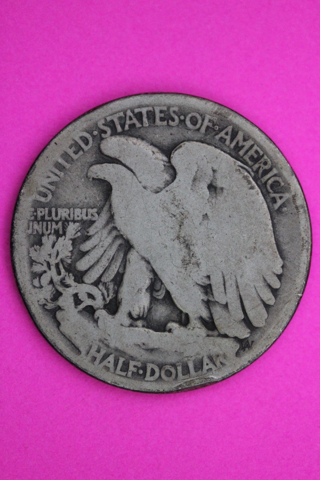 1916 D Walking Liberty Silver Half Dollar Guaranteed Authentic Genuine Coin 2318