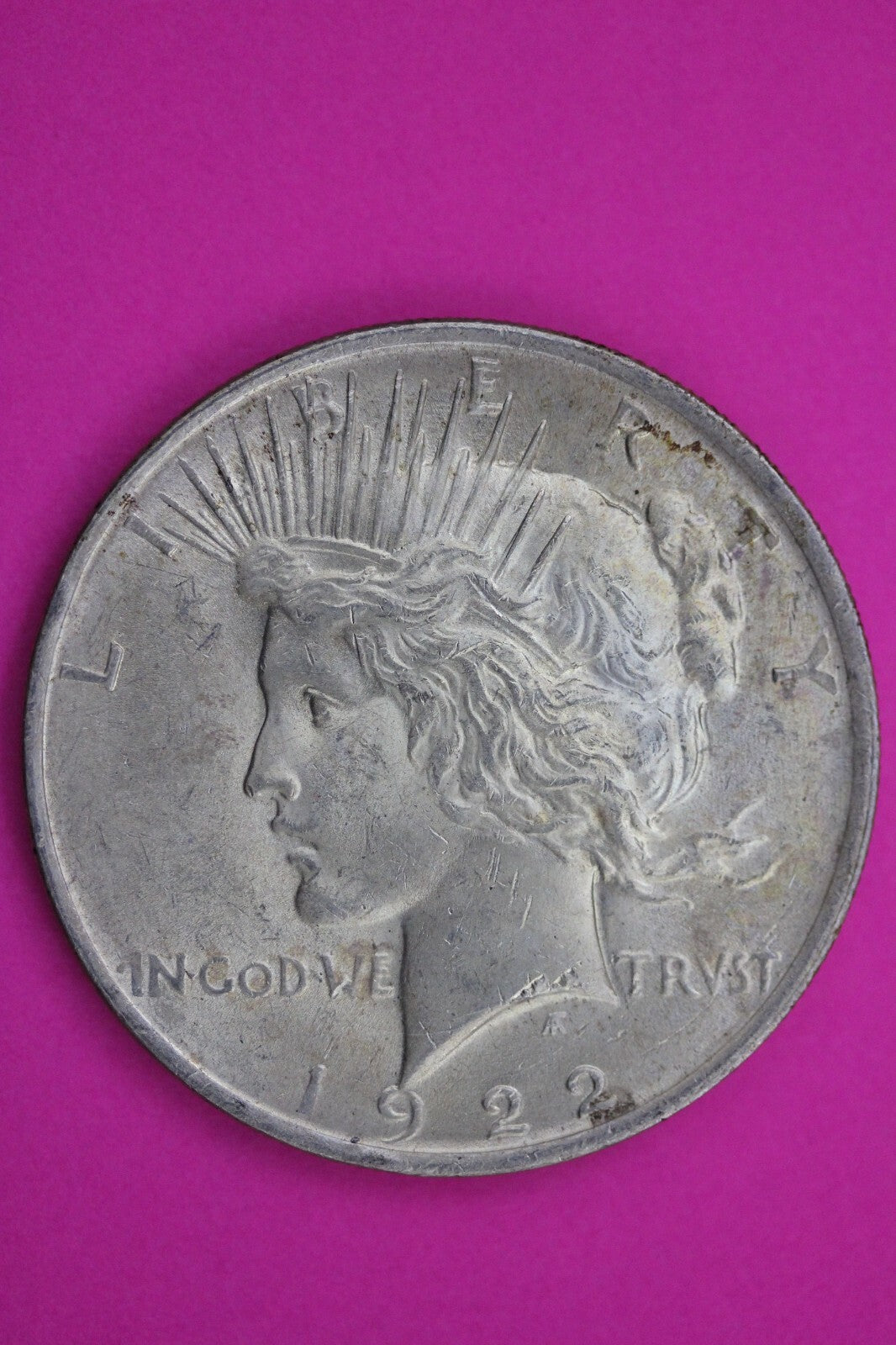 High Grade 1922 D Liberty Peace Silver Dollar Denver Mint Very Nice Luster 100