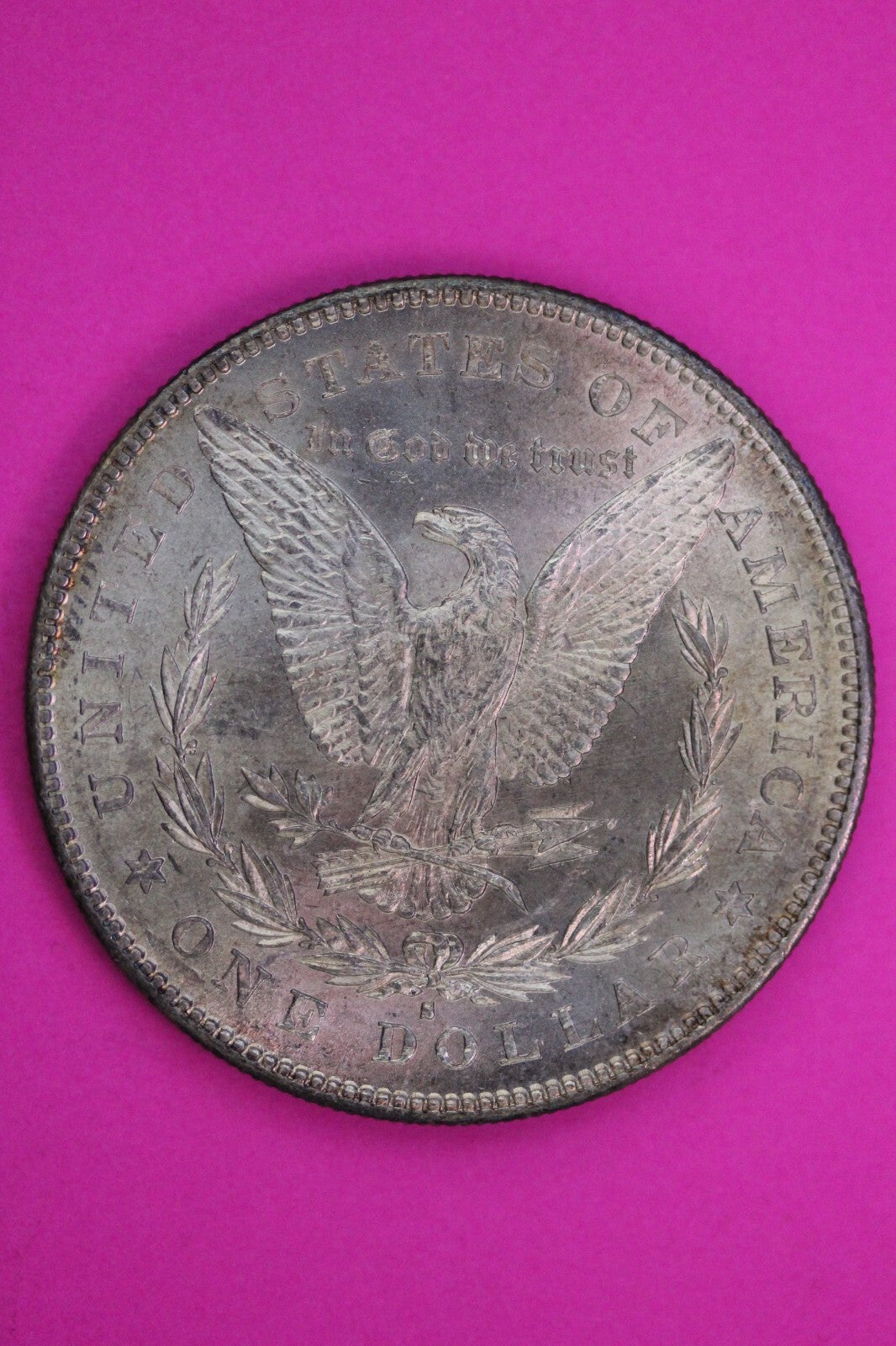 Cameo-ish 1878 S Morgan Lady Liberty Silver Dollar Key Coin San Francisco 378