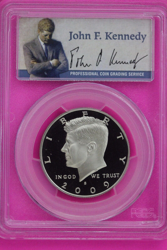 2009 S PR 69 Deep Cameo John Kennedy Clad Half Dollar JFK Label PCGS Slab 350