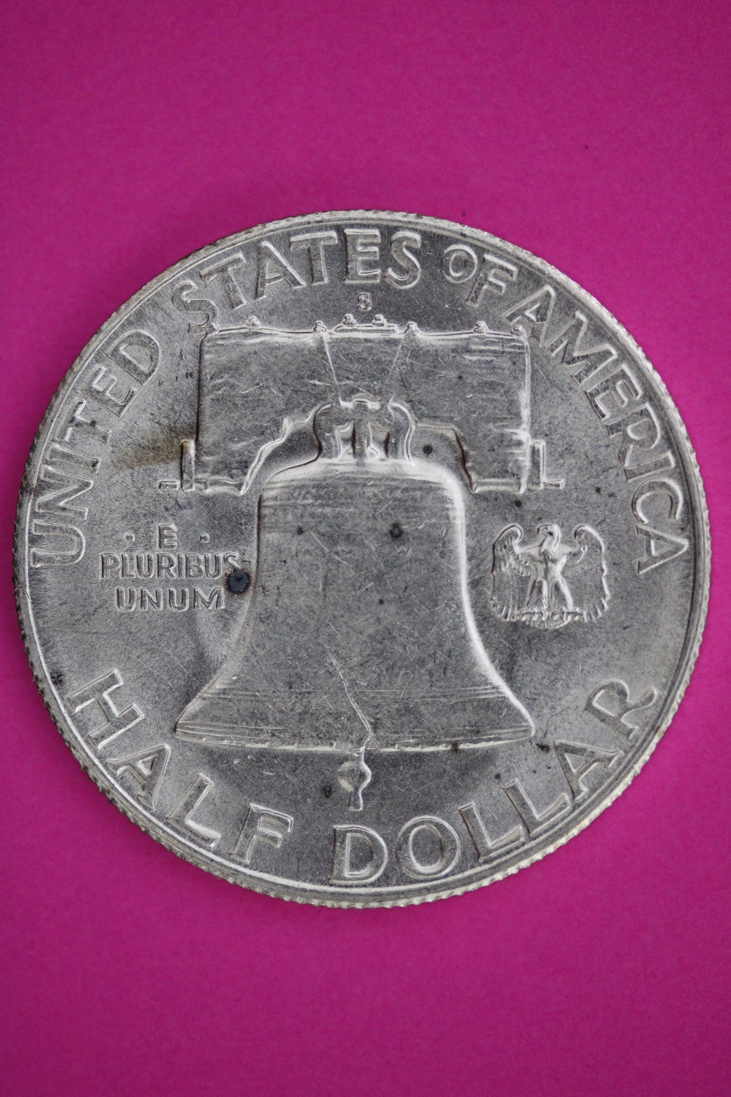 High Grade 1949 S Ben Franklin Silver Half Dollar Guaranteed Authentic Coin 2617