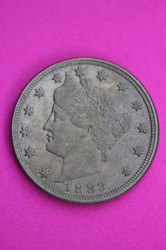 High Grade 1883 No Cents V Liberty Nickel Exact Coin Pictured Scarce Key Date 01