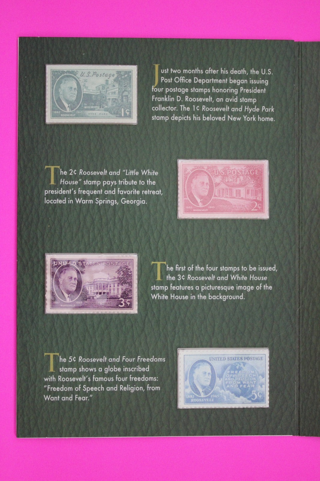 Gem 2014 Franklin Roosevelt Coins & Chronicles Set 1 OZ Silver Box & COA 7064