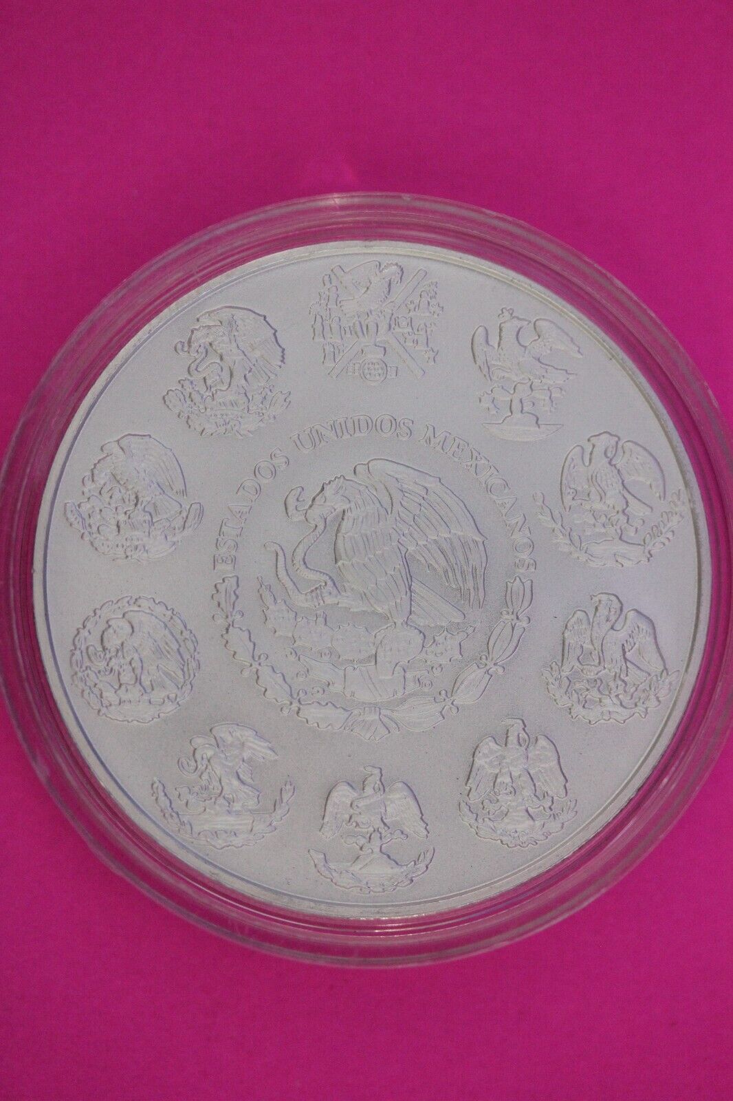 Gem BU 2012 Banco Azteca Mexico Libertad Same Silver Coin In Pics Capsule 06