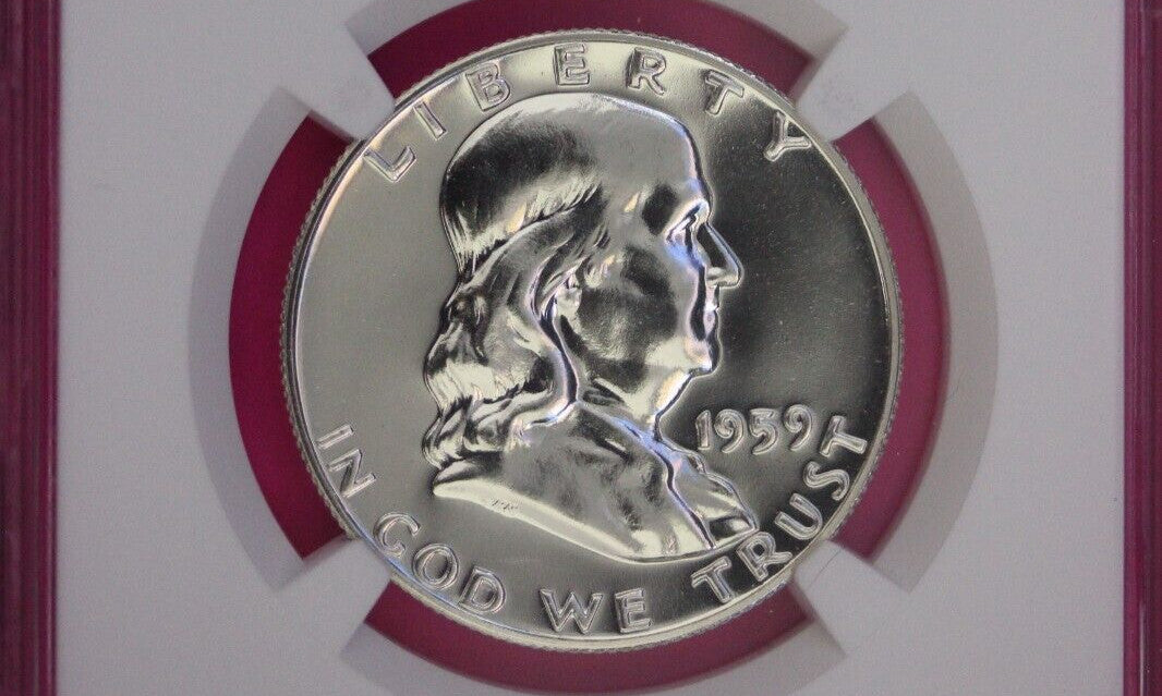 1959 PF 68 Ben Franklin Half Dollar NGC Graded Certified Authentic Slab 839
