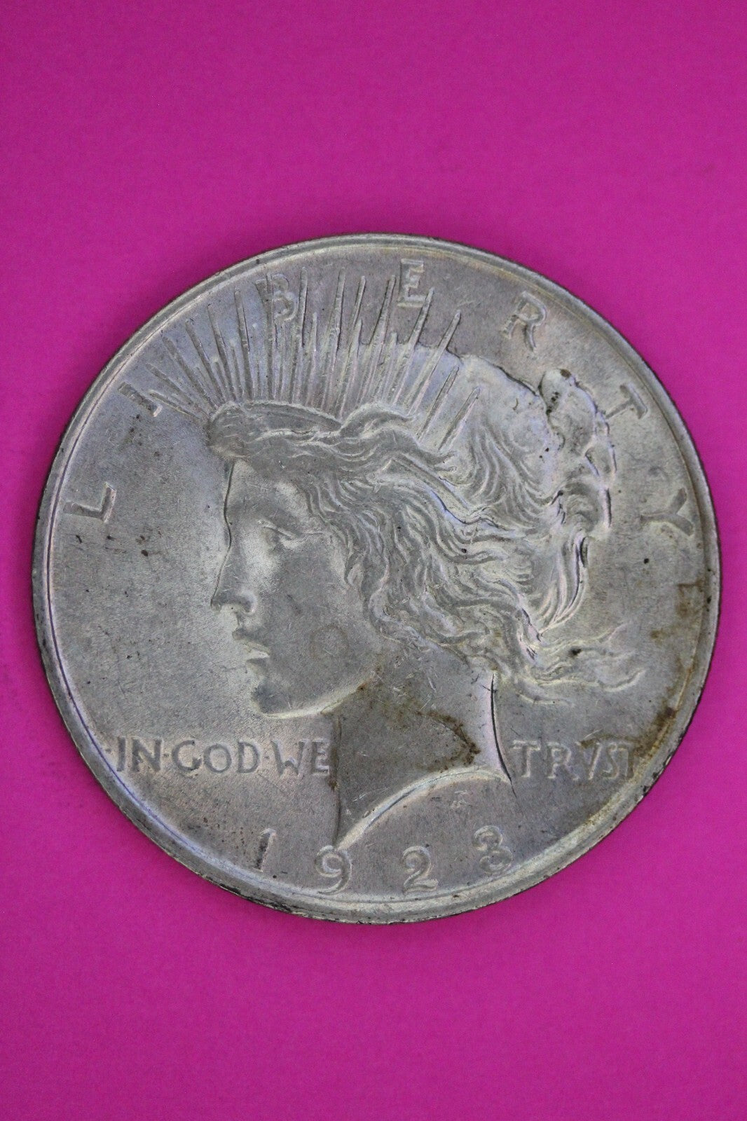 Tone High Grade 1923 P Liberty Peace Silver Dollar Philadelphia Mint Coin 244