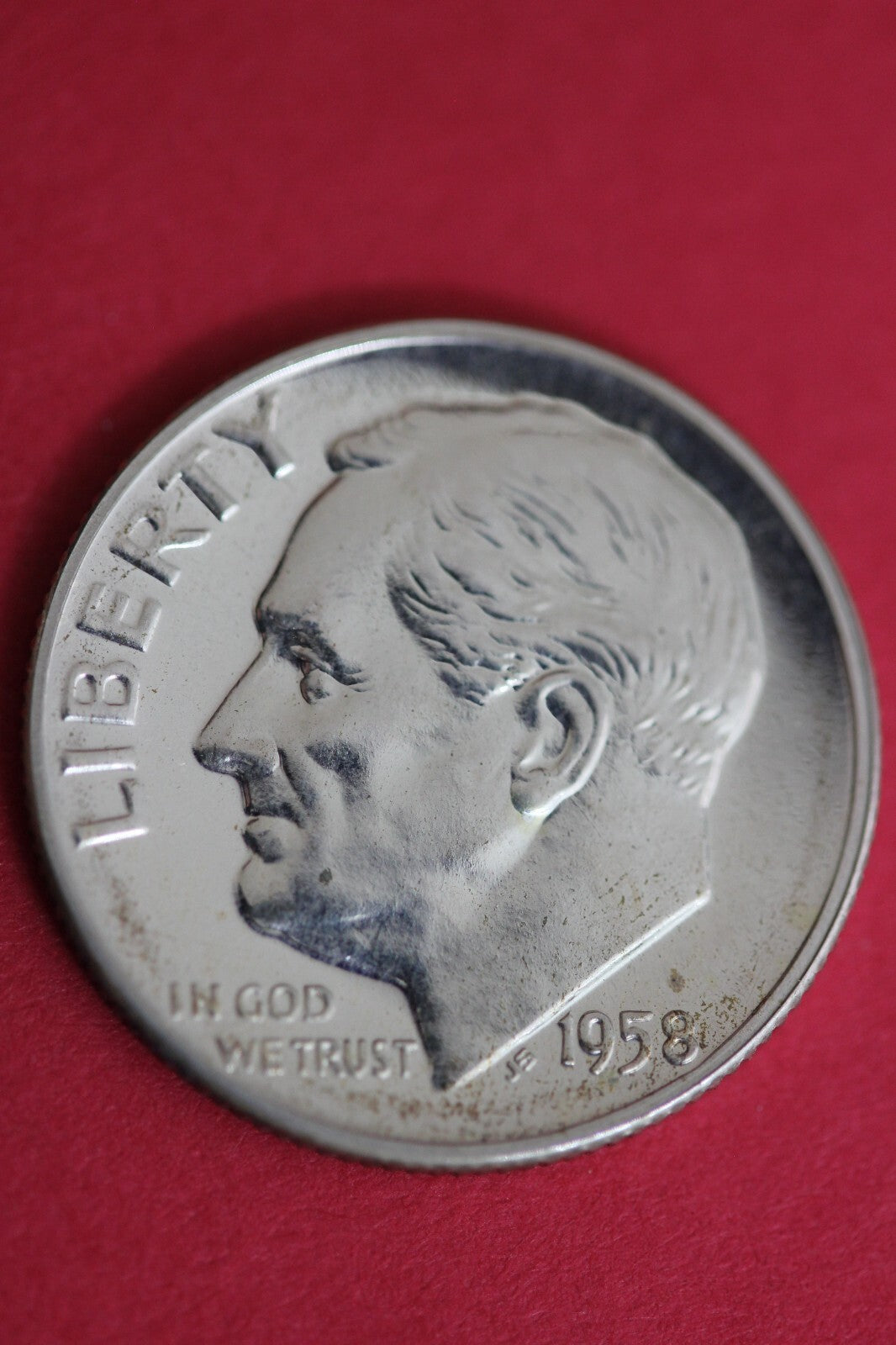 1958 Silver Proof Roosevelt Dime Exact Coin Shown Fast Shipping OCE 108